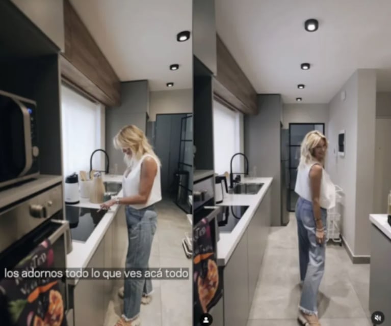 Yanina Latorre mostró su cocina remodelada pero sus fans solo le prestaron atención a un detalle