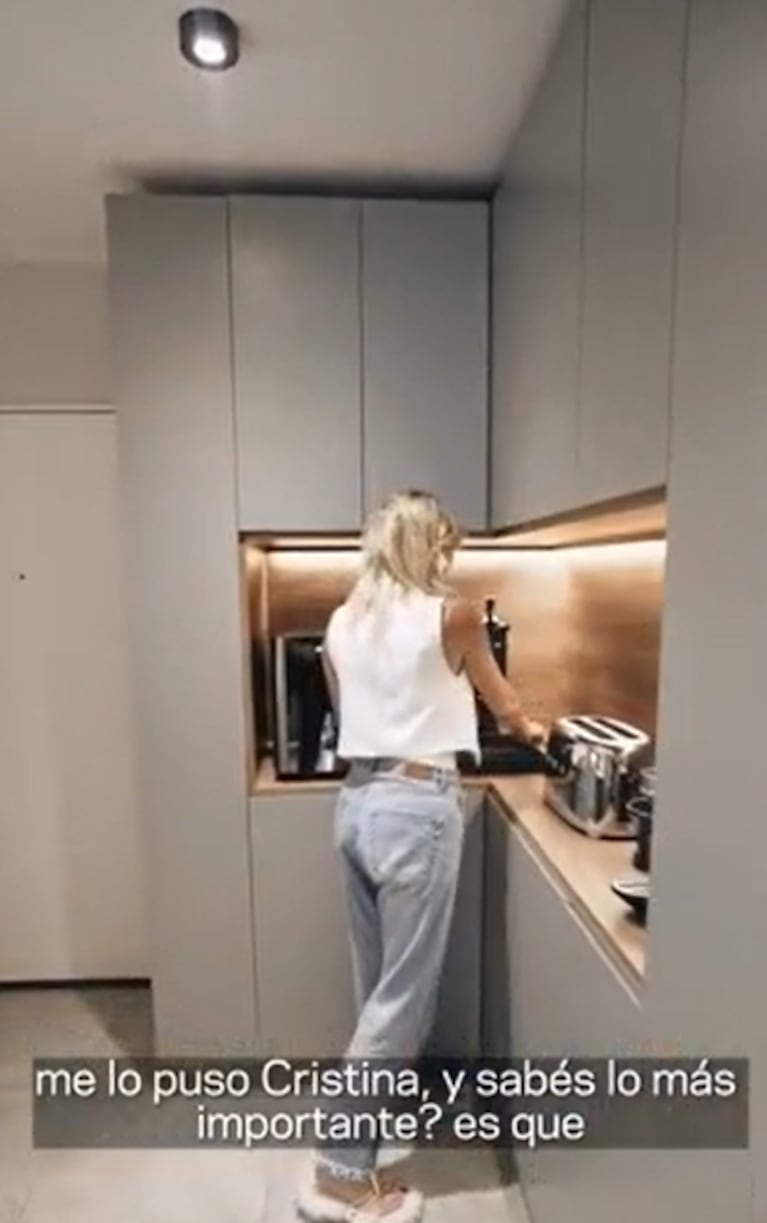 Yanina Latorre mostró su cocina remodelada pero sus fans solo le prestaron atención a un detalle