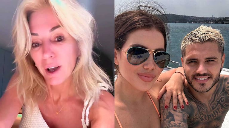 Yanina Latorre, Wanda Nara y Mauro Icardi.