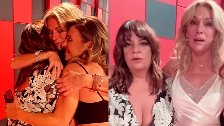 Yanina Latorre y Andrea Taboada: abrazo y lágrimas en LAM.