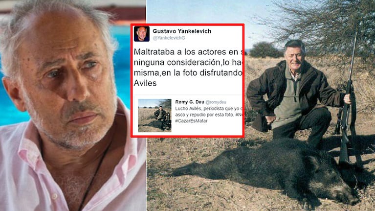 Yankelevich recordó una polémica foto de Lucho Avilés. (Foto: Twitter)