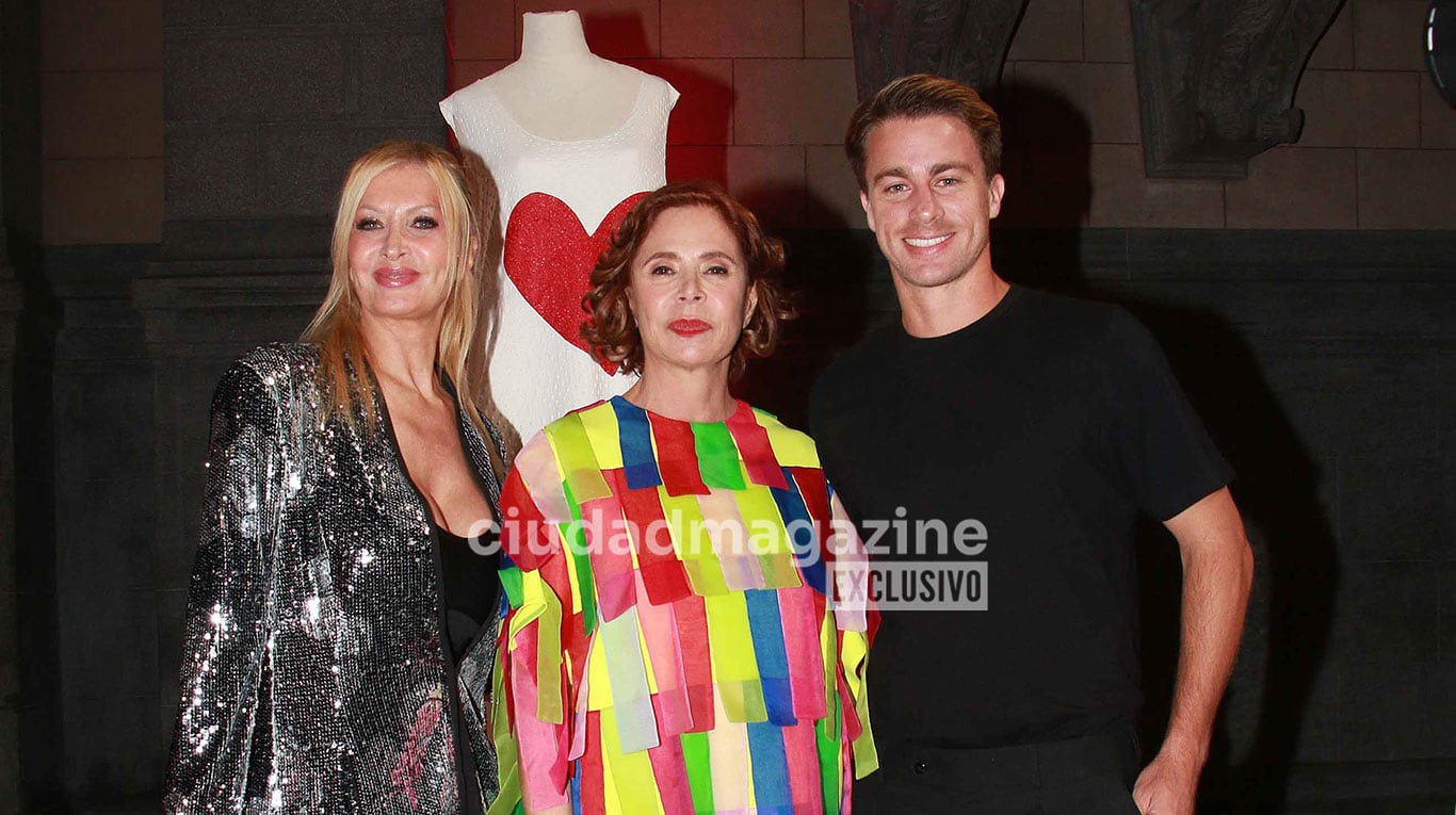 Yuyito González, Agatha Ruiz de la Prada y Stefano di Aloy. (Foto: Foto: Movilpress)