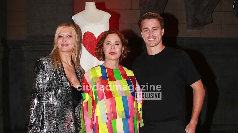 Yuyito González, Agatha Ruiz de la Prada y Stefano di Aloy. (Foto: Foto: Movilpress)