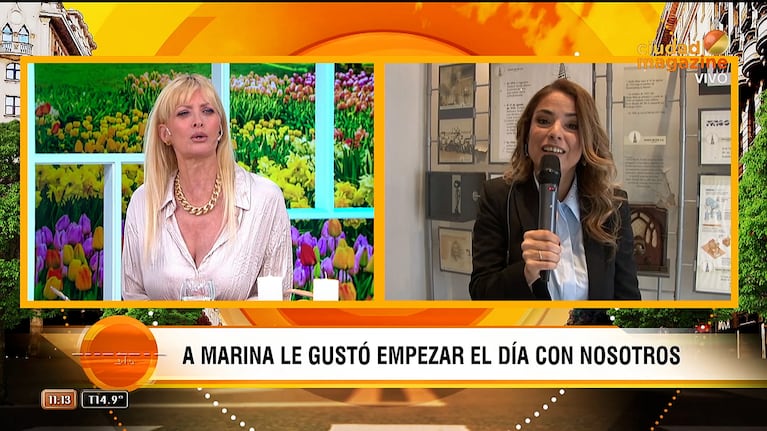 Yuyito González le hizo una incómoda pregunta a Marina Calabró sobre su separación y se enojó en vivo