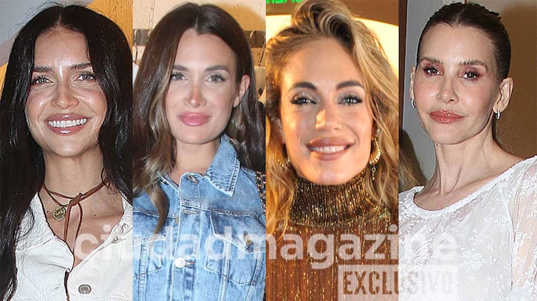 Zaira Nara, Camila Homs, Emilia Attias y Guillermina Valdés en el Alcorta Edition (Fotos: Movilpress).