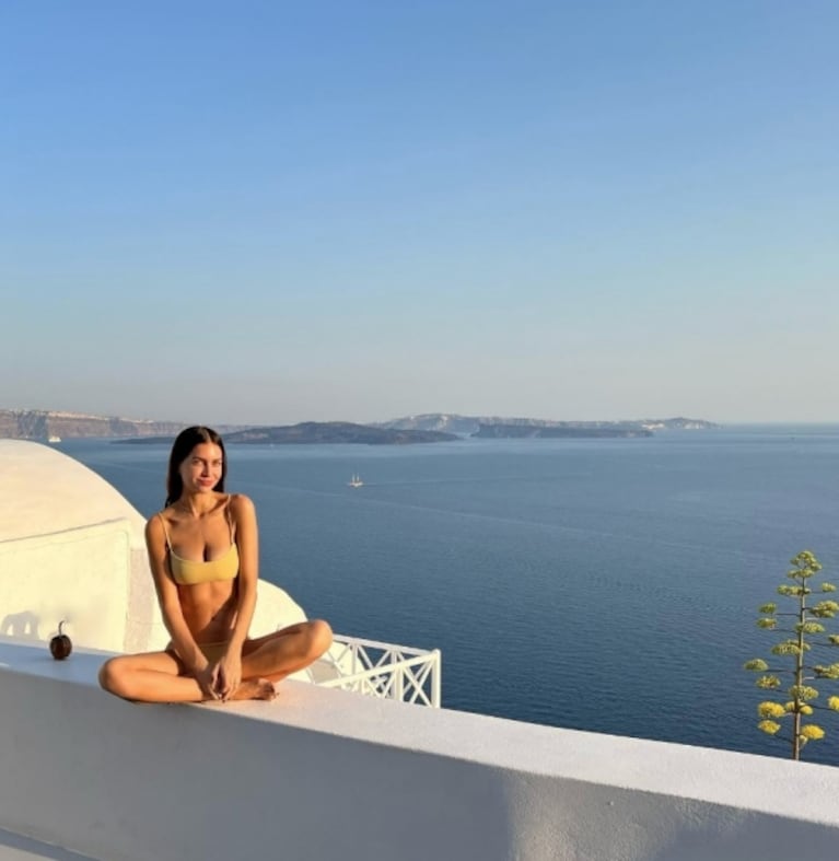 Zaira Nara, de vacaciones con Jakob von Plessen en Grecia tras la crisis: las fotos de su paradisíaca estadía