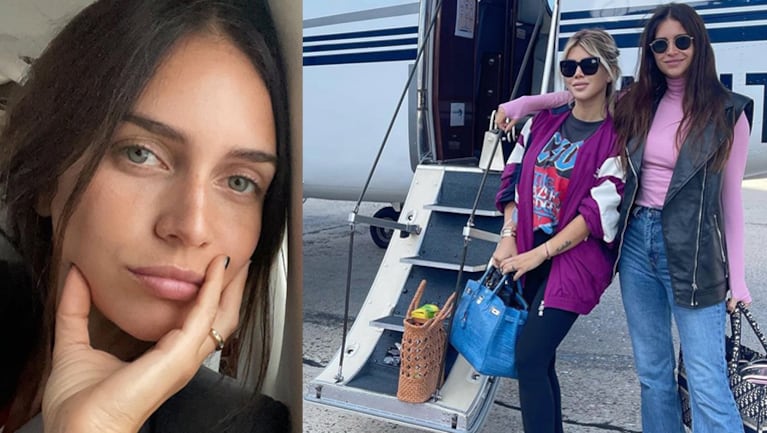 Zaira Nara expresó su bronca tras las críticas por haber viajado con Wanda y sin sus hijos.