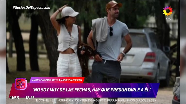 Zaira Nara no supo dar la fecha de inicio de su romance con Facundo Pieres: qué dijo