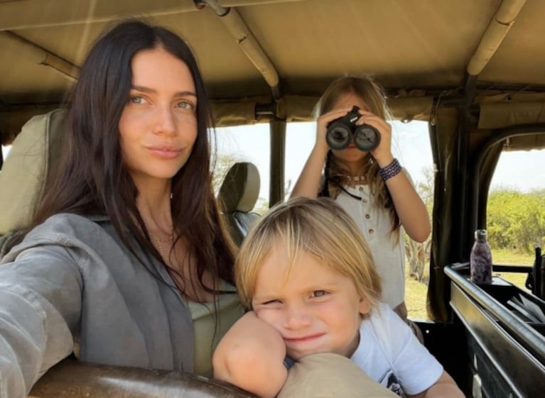 Zaira Nara se reencontró con Jakob von Plessen: sus increíbles vacaciones familiares en África 