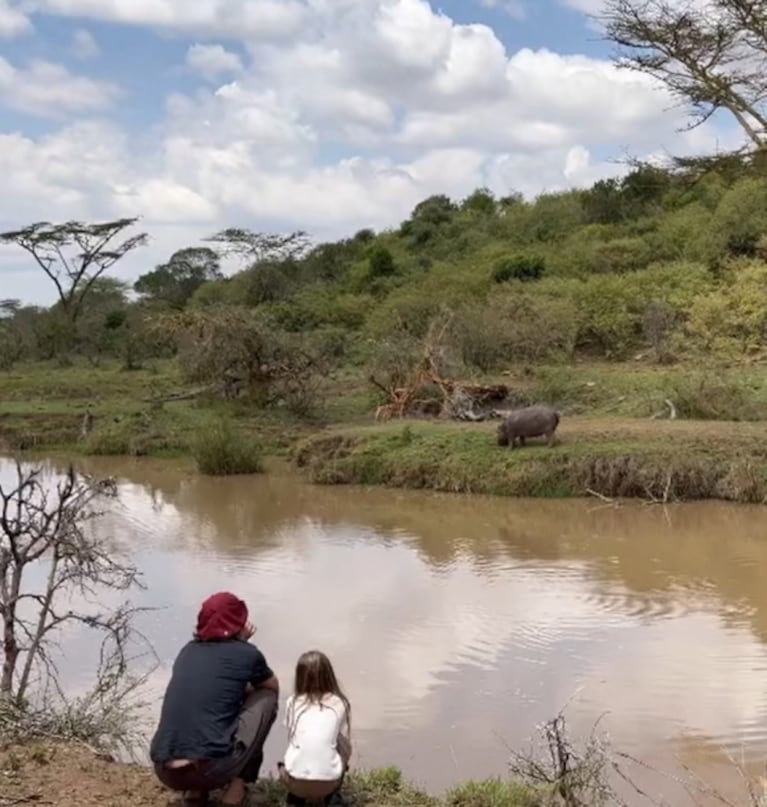 Zaira Nara se reencontró con Jakob von Plessen: sus increíbles vacaciones familiares en África 