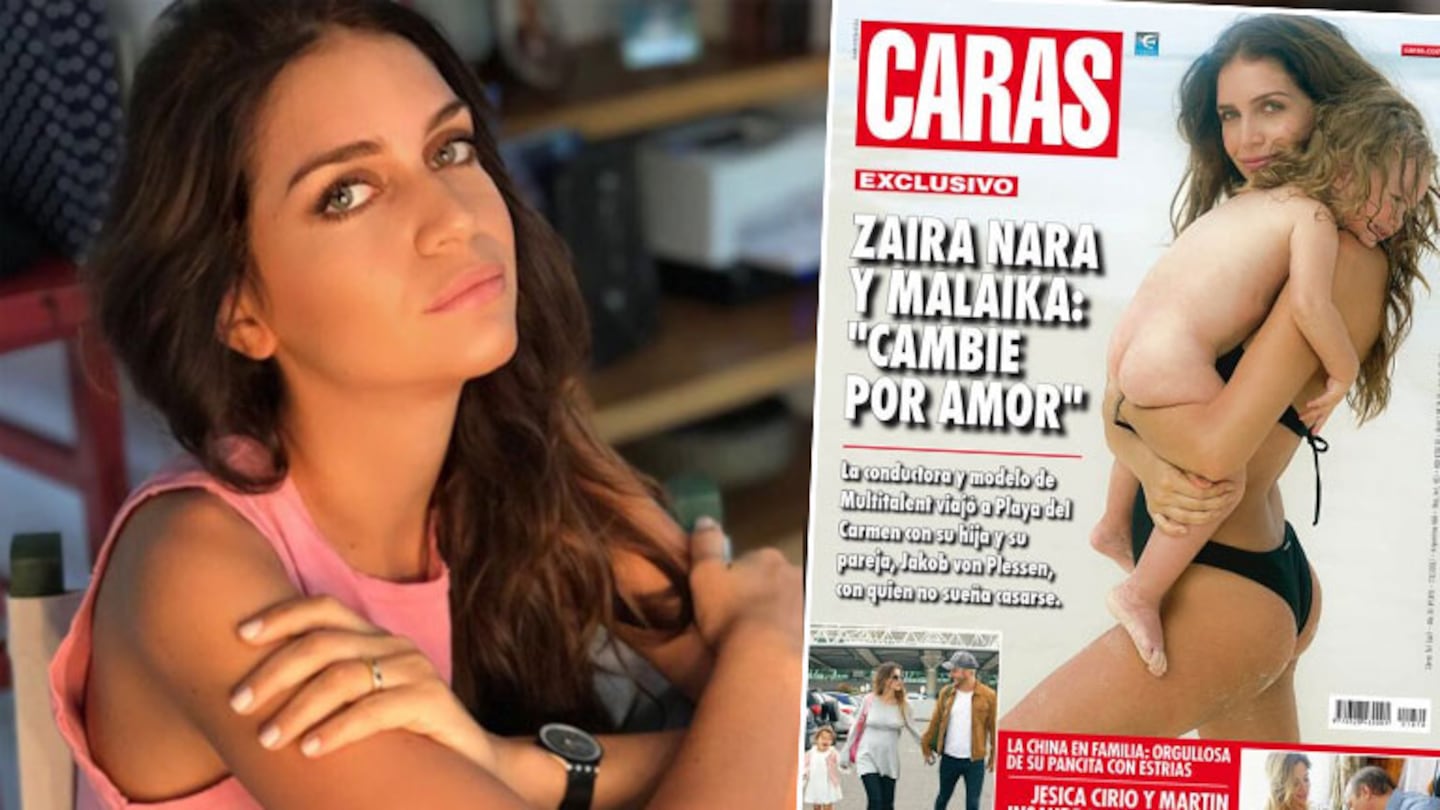 Zaira Nara, tras las duras críticas por posar con su hija desnuda en la  tapa de Caras: 