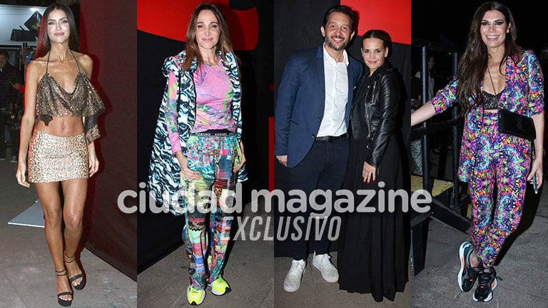 Zaira Nara, Vero Lozano, Flor de la Ve, Sabrina Garciarena y Germán Paoloski en un desfile (Fotos: Movilpress). 