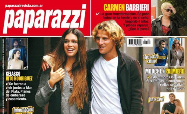 Zaira Nara y Diego Forlán: ¿Reencuentro en Milán? 8foto: Revista Paparazzi)