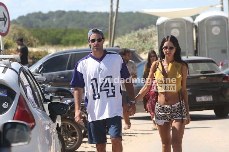 Zaira Nara y Facundo Pieres en Punta del Este.