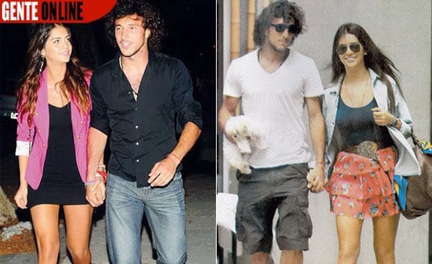 Zaira Nara y Pico Mónaco, de la manito. El romance duró nueve meses. (Fotos: revista Gente)