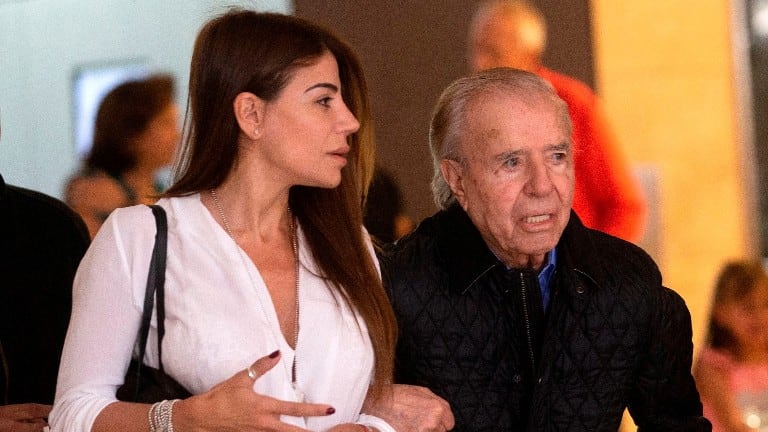 Zulema Yoma y Zulemita Menem dieron Covid positivo y se espera el hisopado del ex presidente. Foto: AFP.